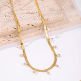 Gold Plated Stone Studded Pendant